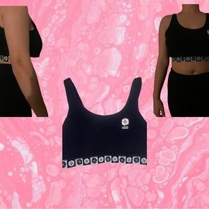 Vans flower cropped tee